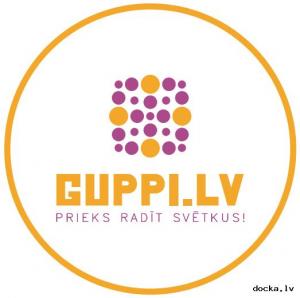 Piepūšamās atrakcijas Guppi