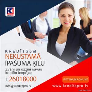 Kredīts pret nekustamā īpašumā ķīlu